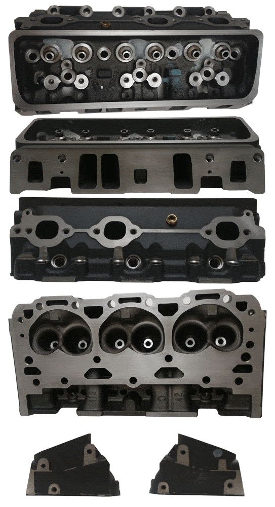GM Chevy GMC 4.3L 262 V6 Astro S10 Vortec Cylinder Heads #113 Bare - EQ  Cores & Recycling